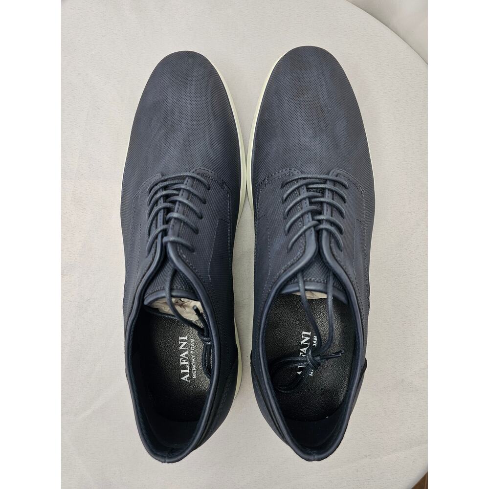Alfani Men's Dalton Textured Faux-Leather Blue Size 13M NWT - Picture 4 of 8